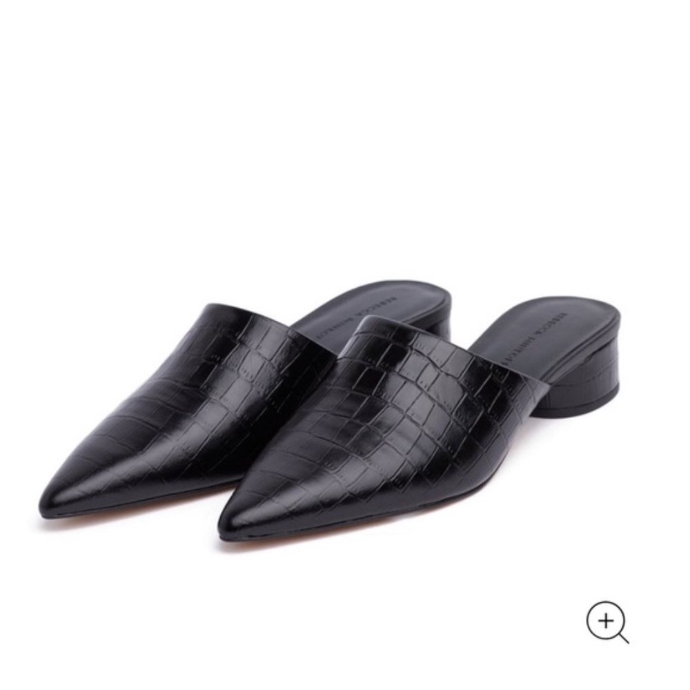 Rebecca Minkoff Fermina Too Mule 6 Black Crock